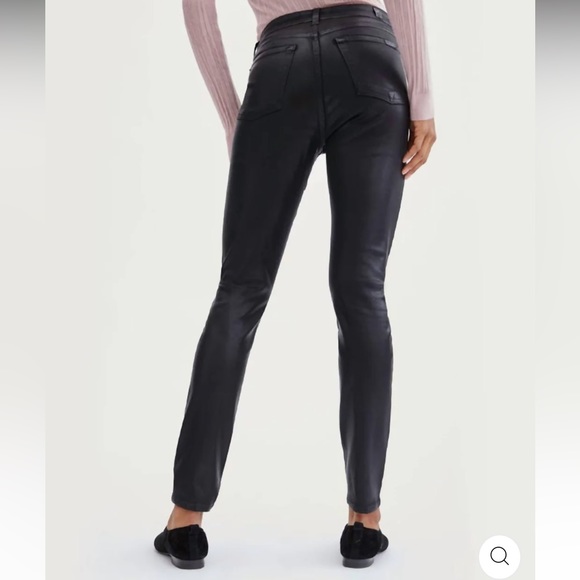 NWOT 7 For All Mankind
High-Waist Ankle Skinny in Black Coated SZ 24 - Picture 2 of 6
